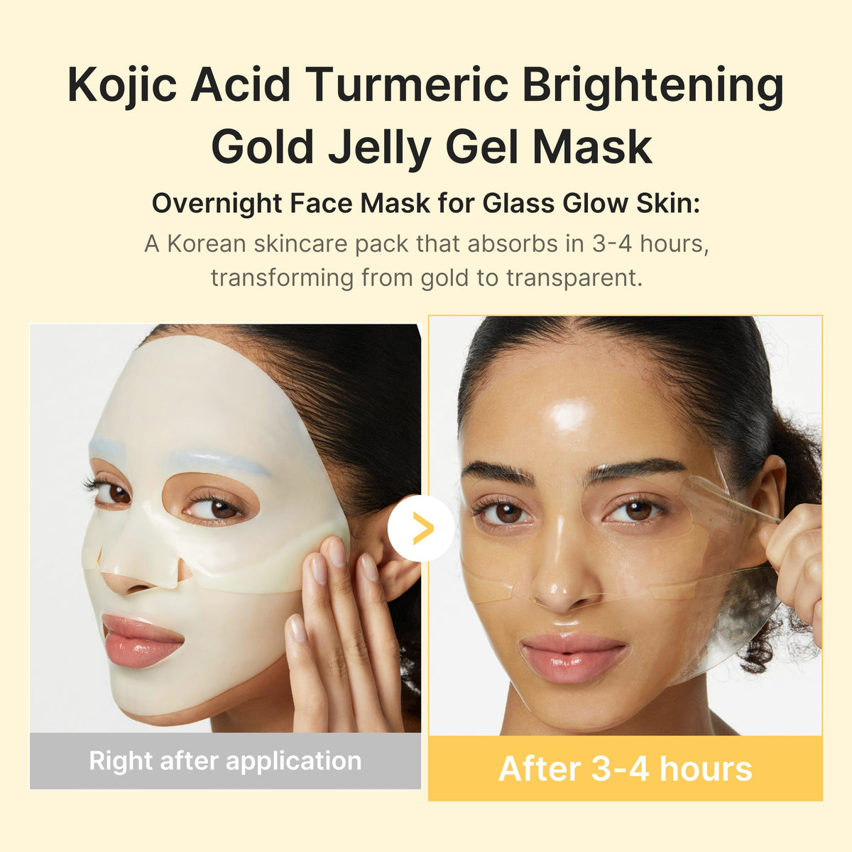 Kojic Acid Turmeric Gold Jelly Gel Mask L6