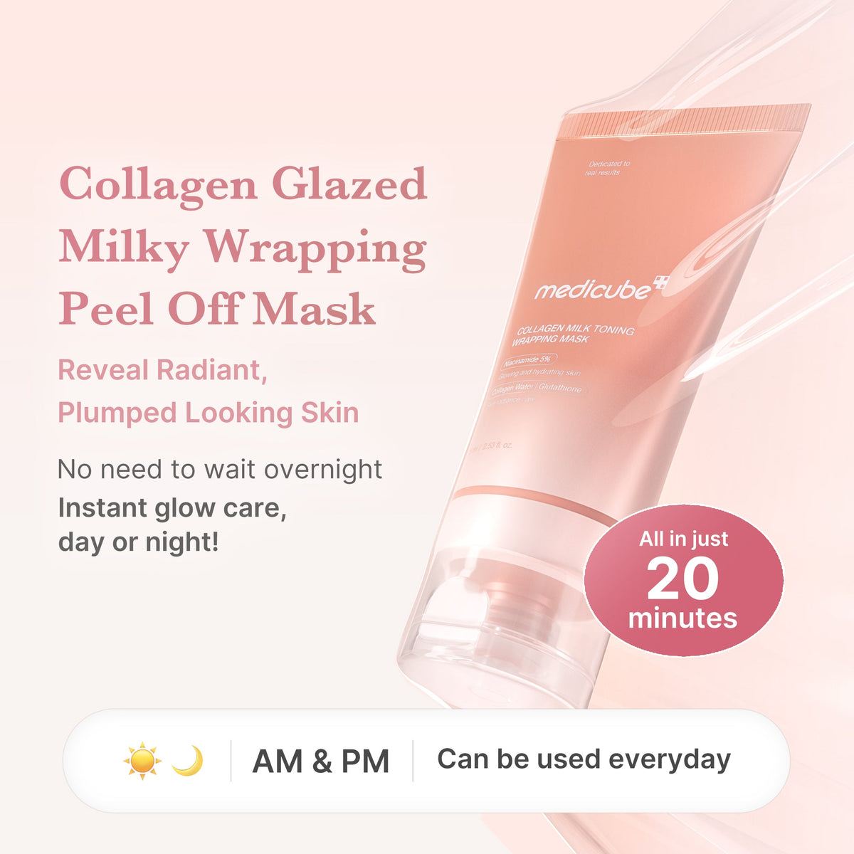 Collagen Milky Glow Daytime Wrapping Mask P5