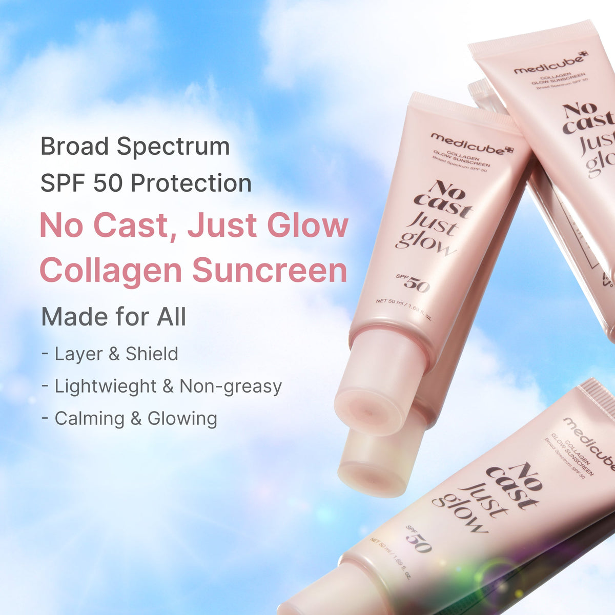 No Cast Just Glow Collagen Sunscreen P5