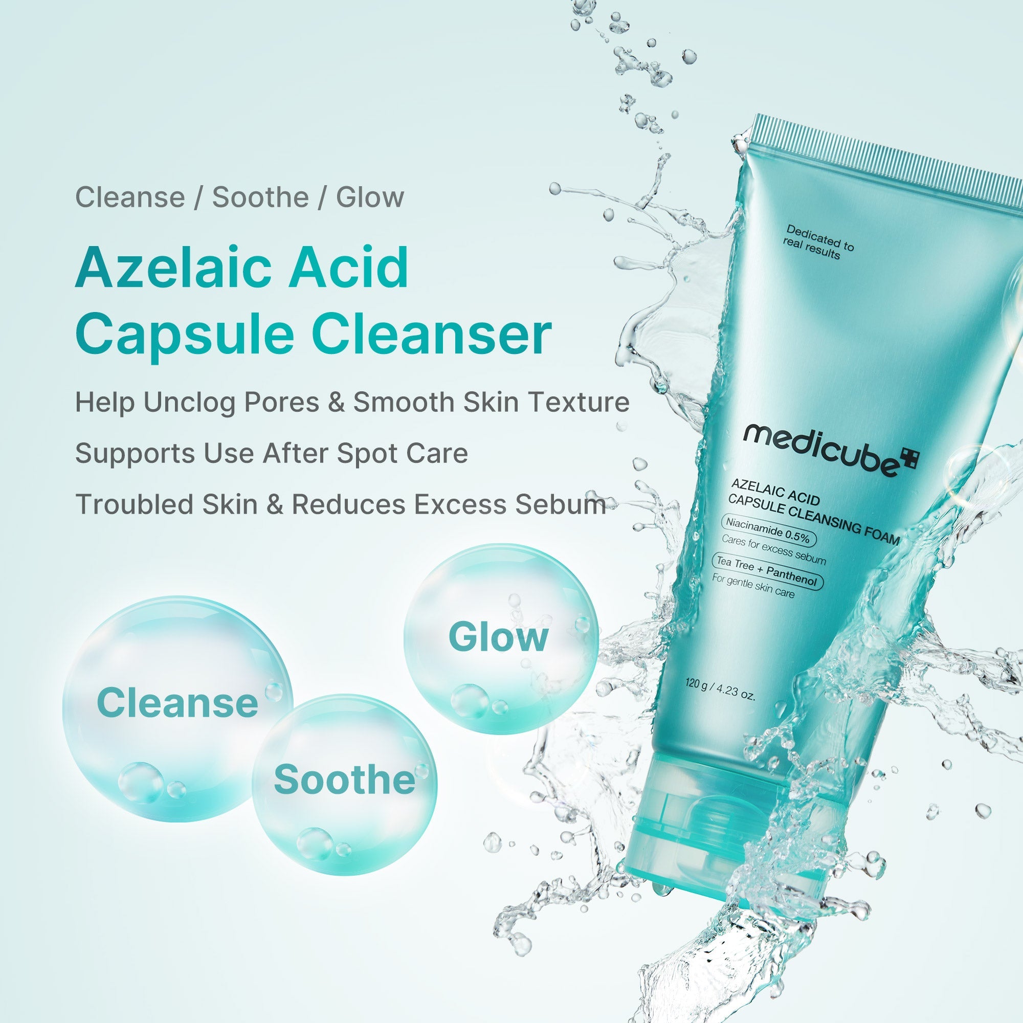 Azelaic Acid Capsule Foam Cleanser C3