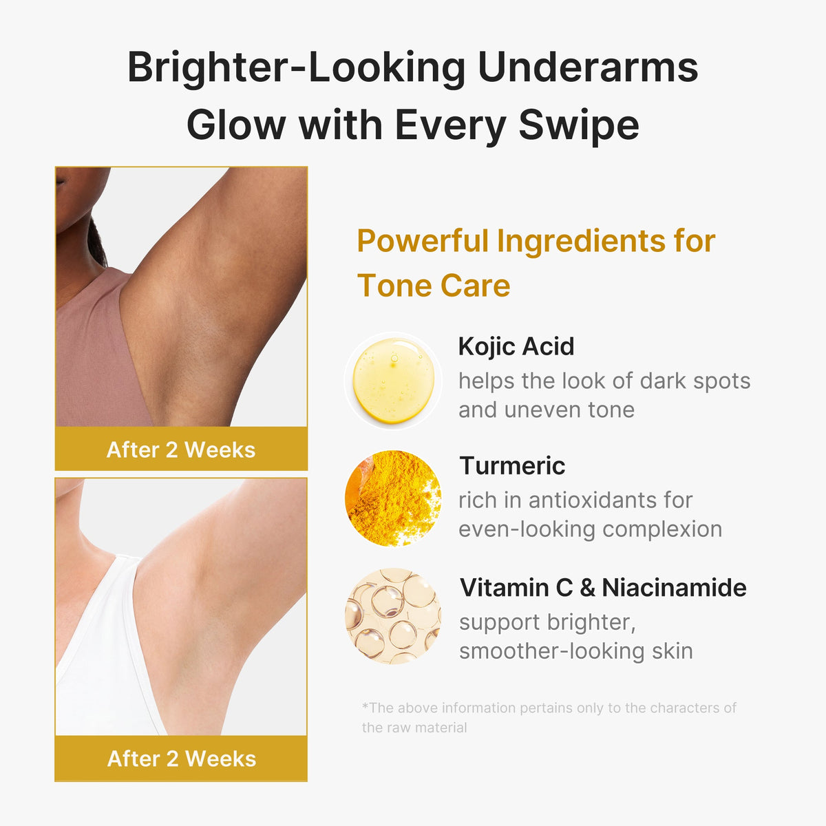 Kojic Acid Brightening Deodorant (Vanilla & Pistachio) N1