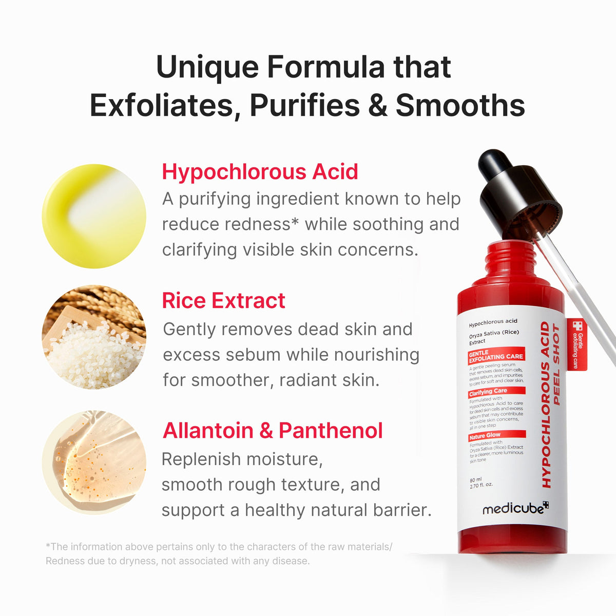 Hypochlorous Acid Rice Peel Shot G7