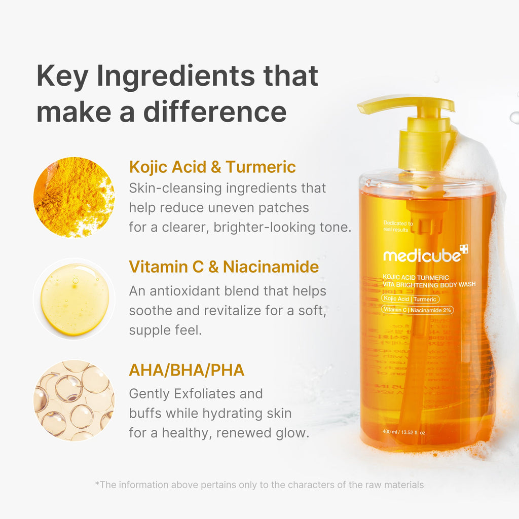 Kojic Acid Turmeric Brightening Body Wash O4