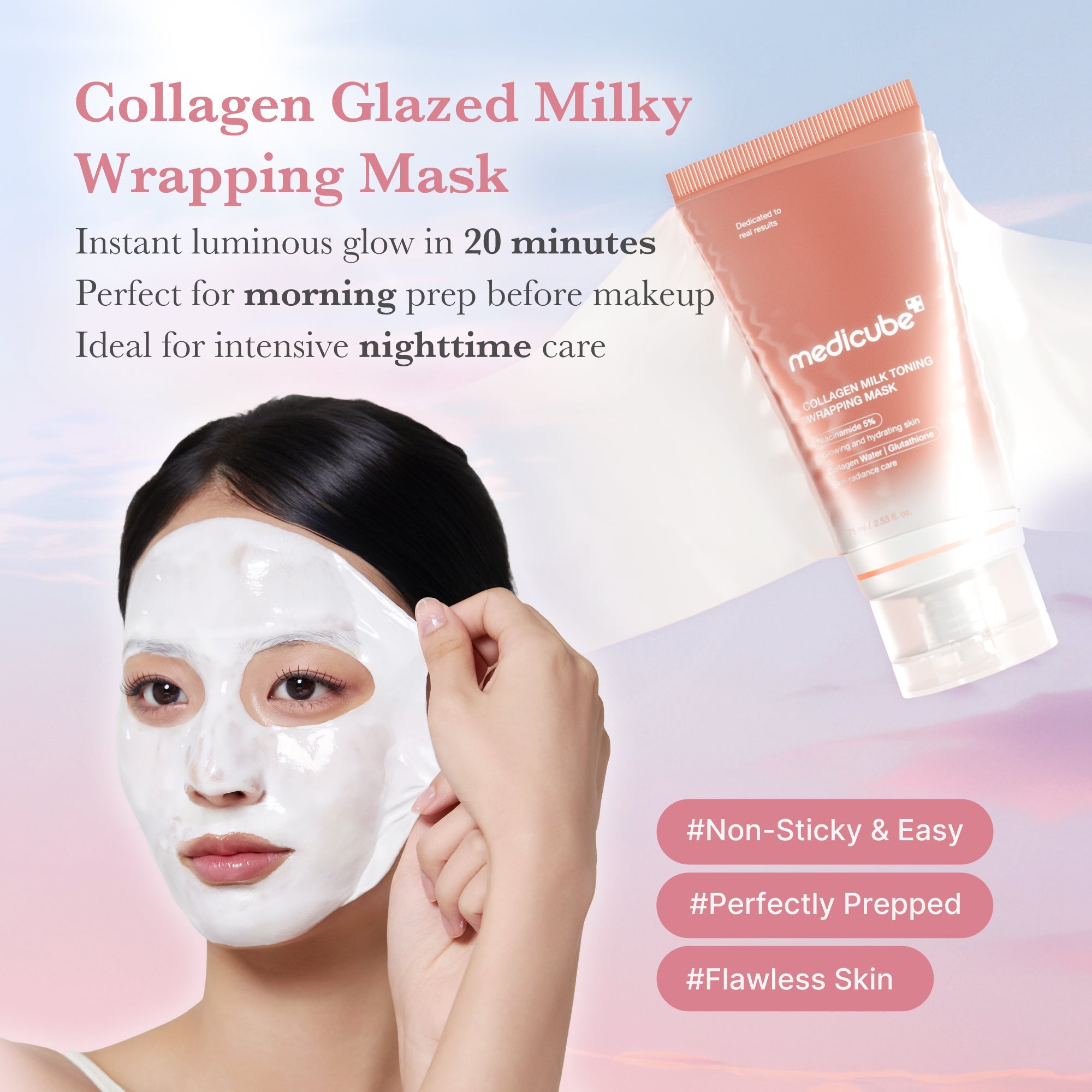 Collagen Milky Glow Daytime Wrapping Mask S8