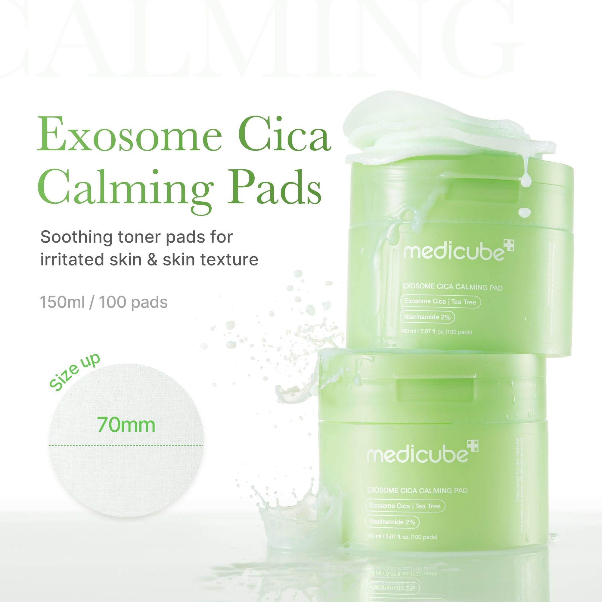 Exosome Cica Calming Toner Pads M4