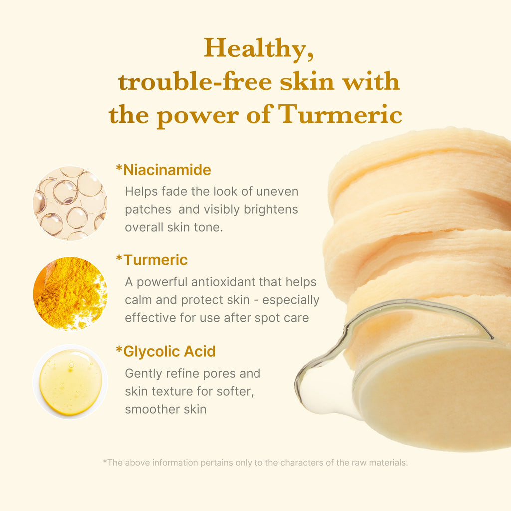 Kojic Acid Tumeric Toner Pad R7