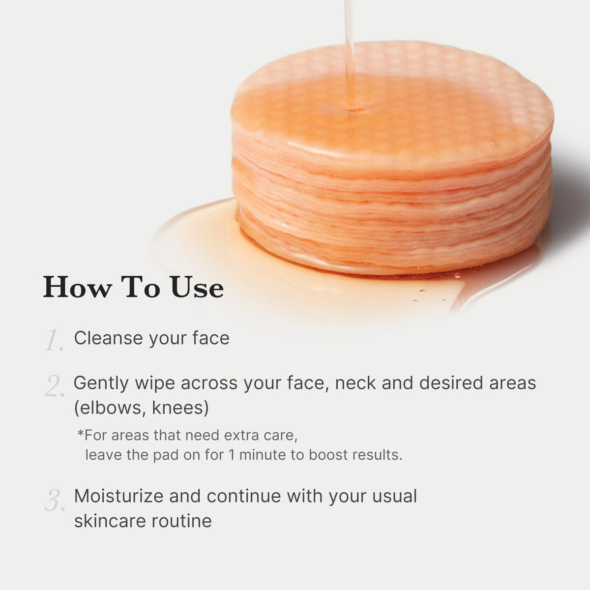 Red Succinic Acid Panthenol Pads Z5