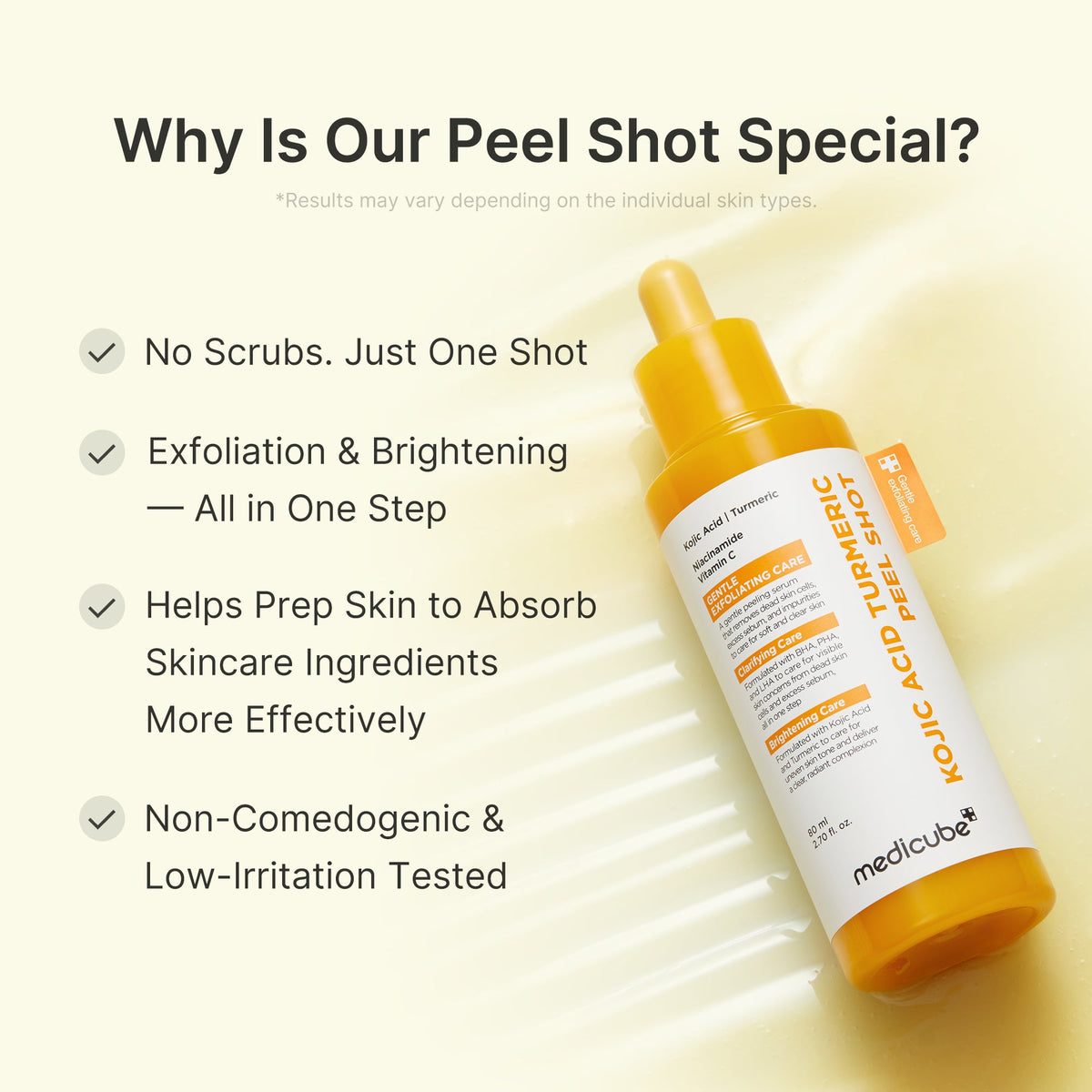 Kojic Acid Turmeric Peel Shot C4