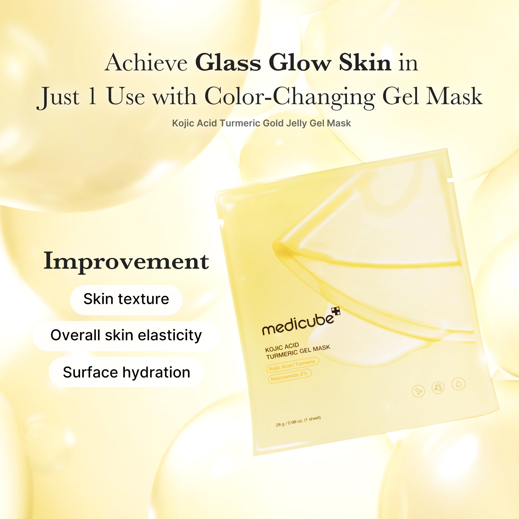 Kojic Acid Turmeric Gold Jelly Gel Mask V7