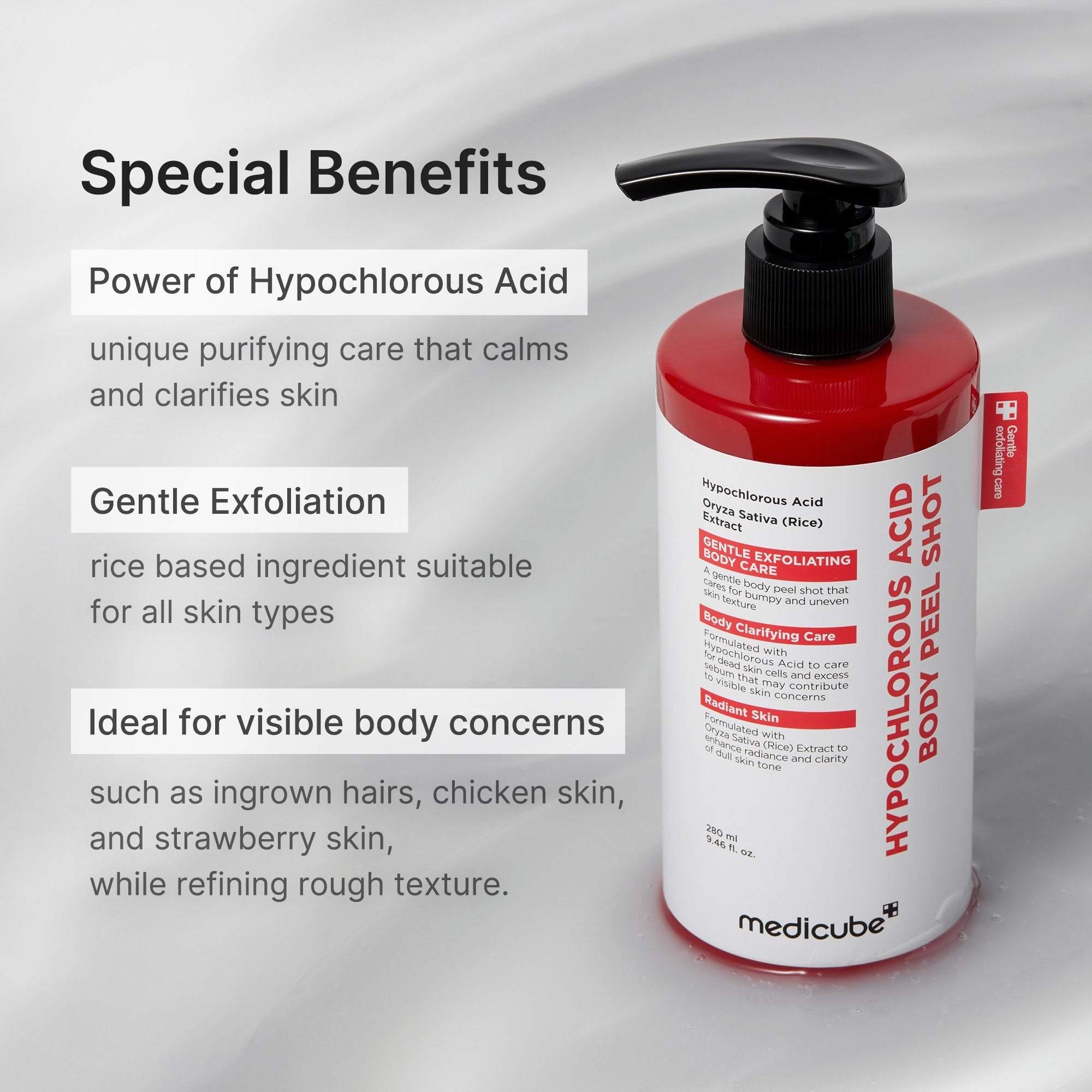 Hypochlorous Acid Rice Body Peel Shot D4
