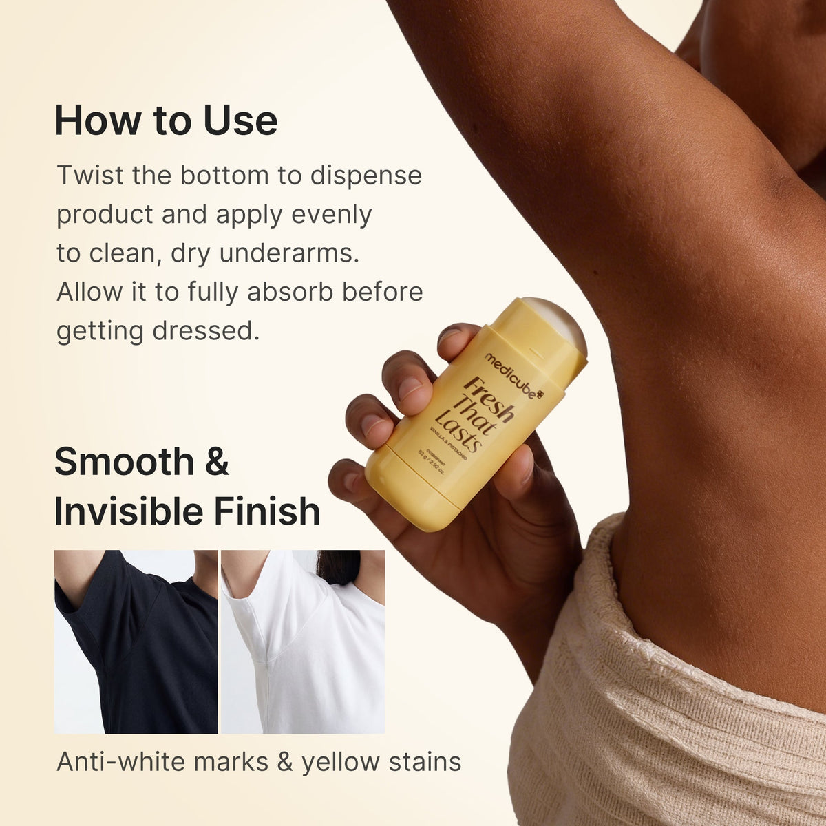 Kojic Acid Brightening Deodorant (Vanilla & Pistachio) N1
