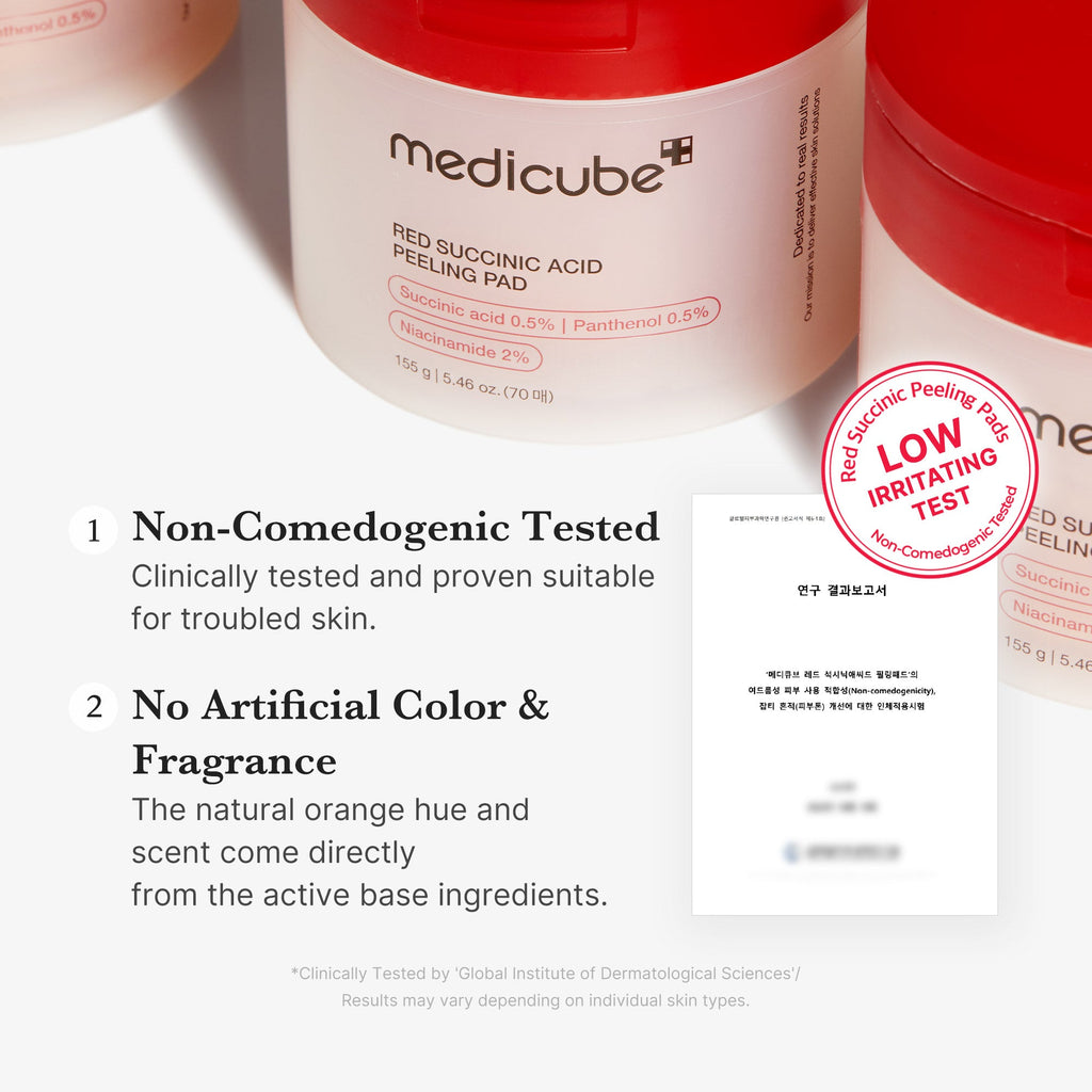 Red Succinic Acid Panthenol Pads Z5
