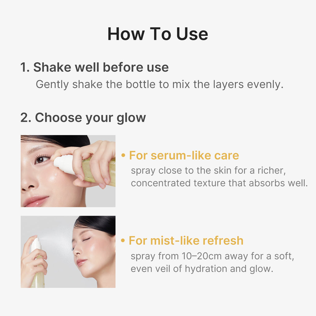 Kojic Acid Turmeric Vitamin Gold Jelly Mist Serum E9