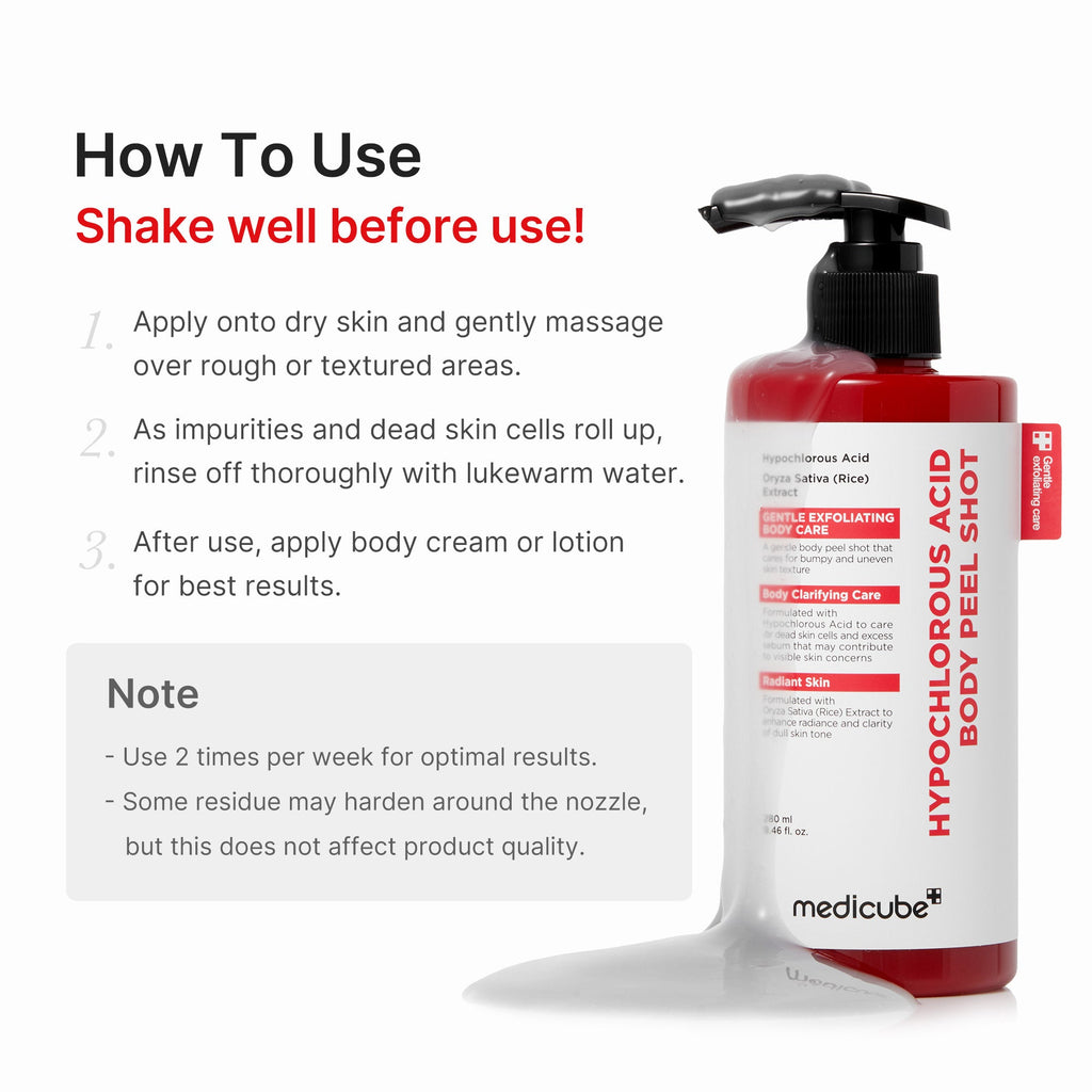 Hypochlorous Acid Rice Body Peel Shot D4