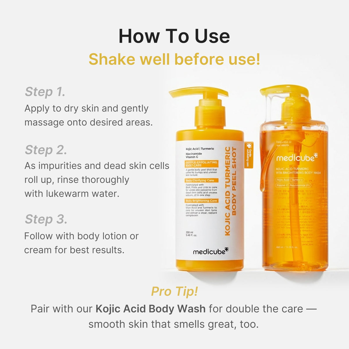 Kojic Acid Turmeric Body Peel Shot R0