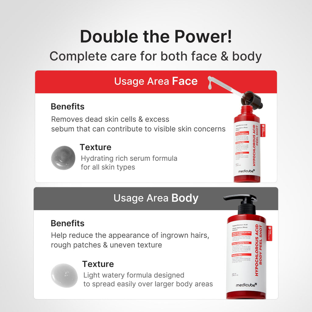 Hypochlorous Acid Rice Body Peel Shot D4
