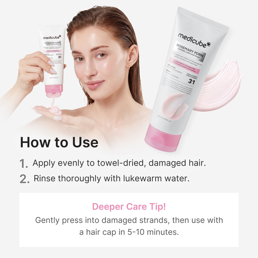 Rosemary PDRN Damage Care Hair Mask E8