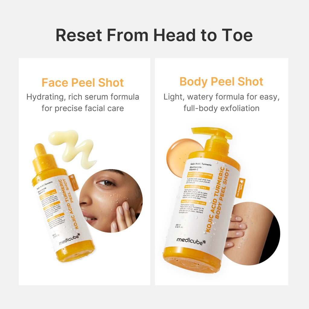 Kojic Acid Turmeric Body Peel Shot Q6