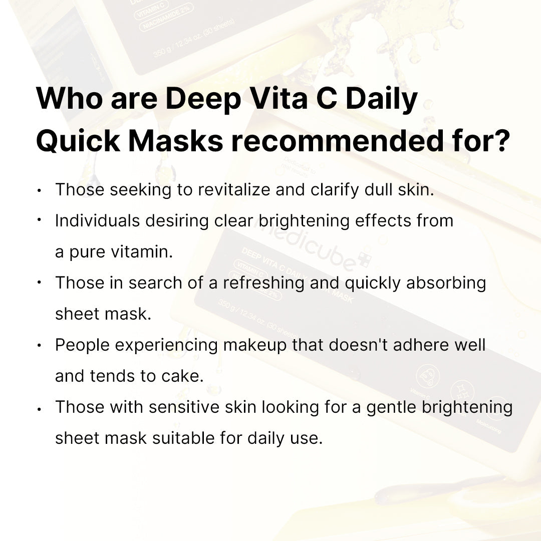 Deep Vita C Daily Quick Masks N3