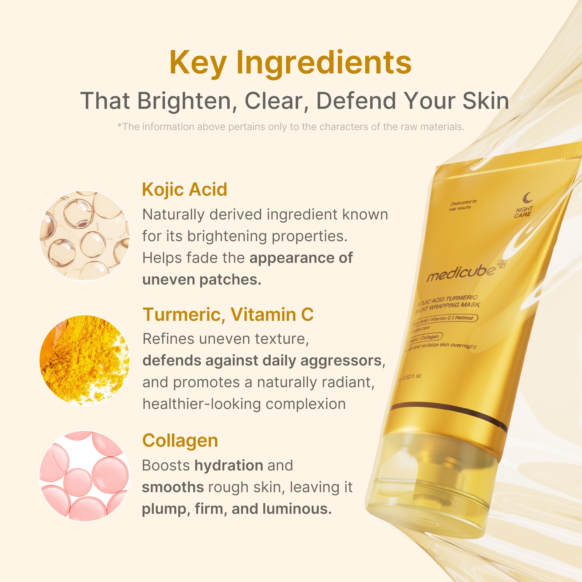 Kojic Acid Turmeric Overnight Wrapping Mask N9