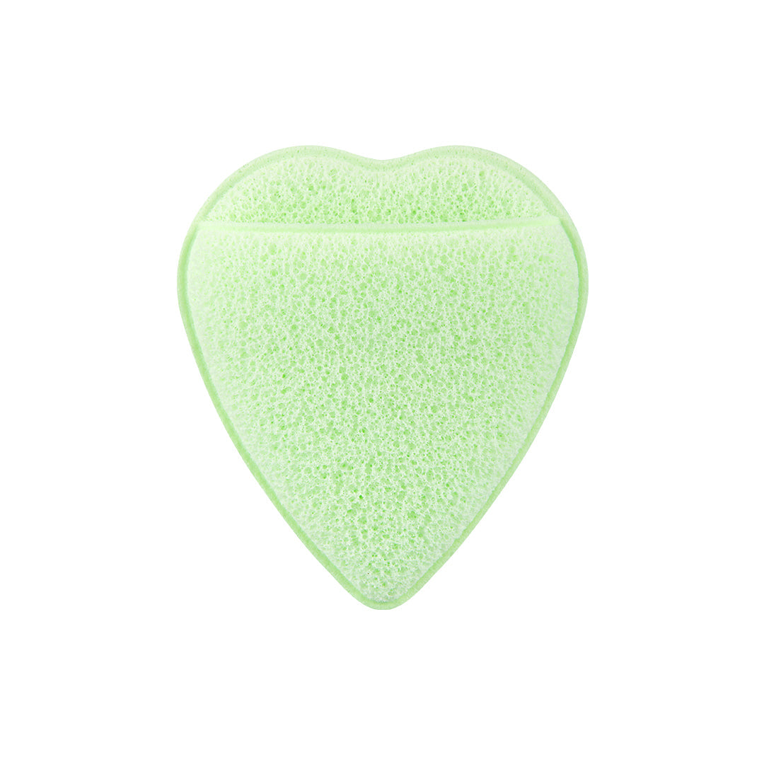 Clover Heart Facial Sponge A8