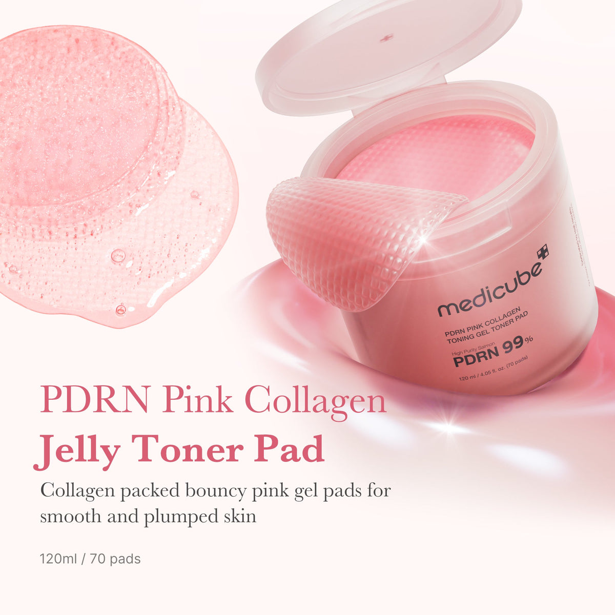 PDRN Pink Collagen Gel Toner Pad Q5