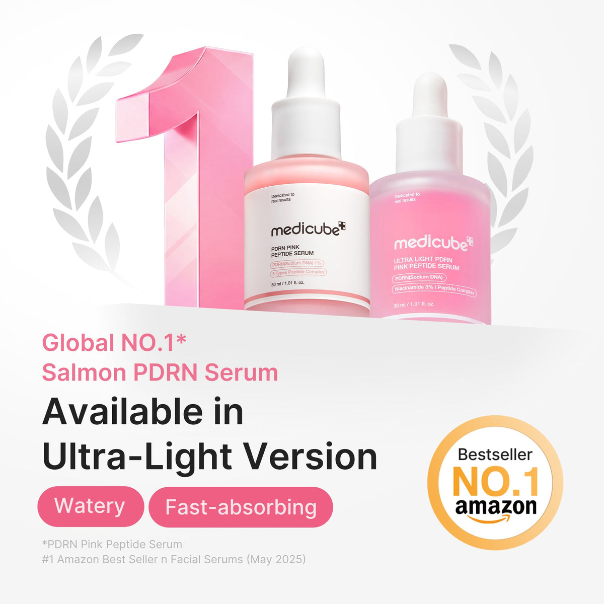 Ultra Light PDRN Pink Peptide Serum H2
