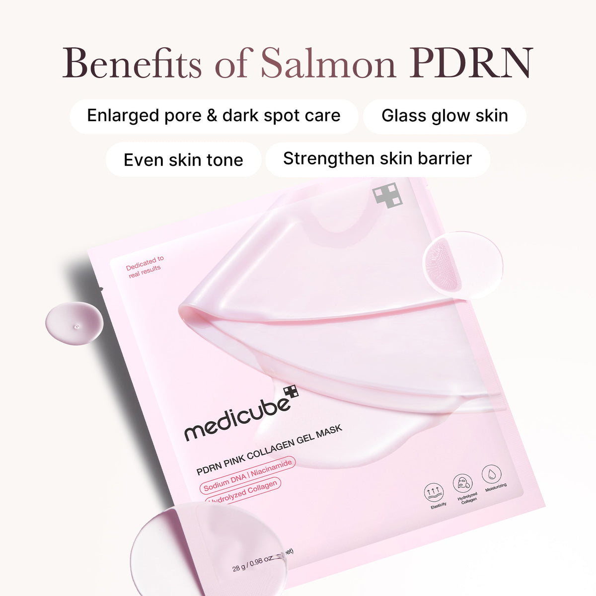 Salmon PDRN Pink Collagen Jelly Gel Mask D4
