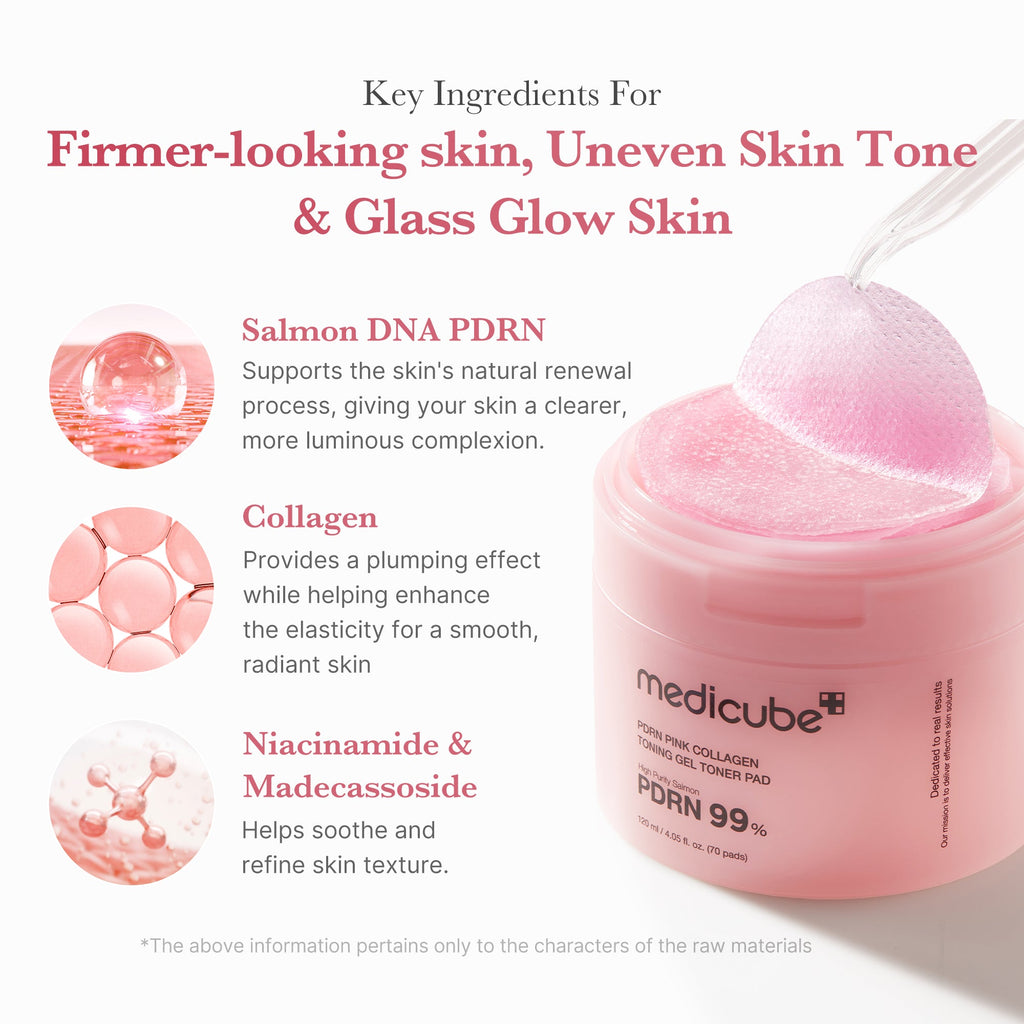 PDRN Pink Collagen Gel Toner Pad Q5