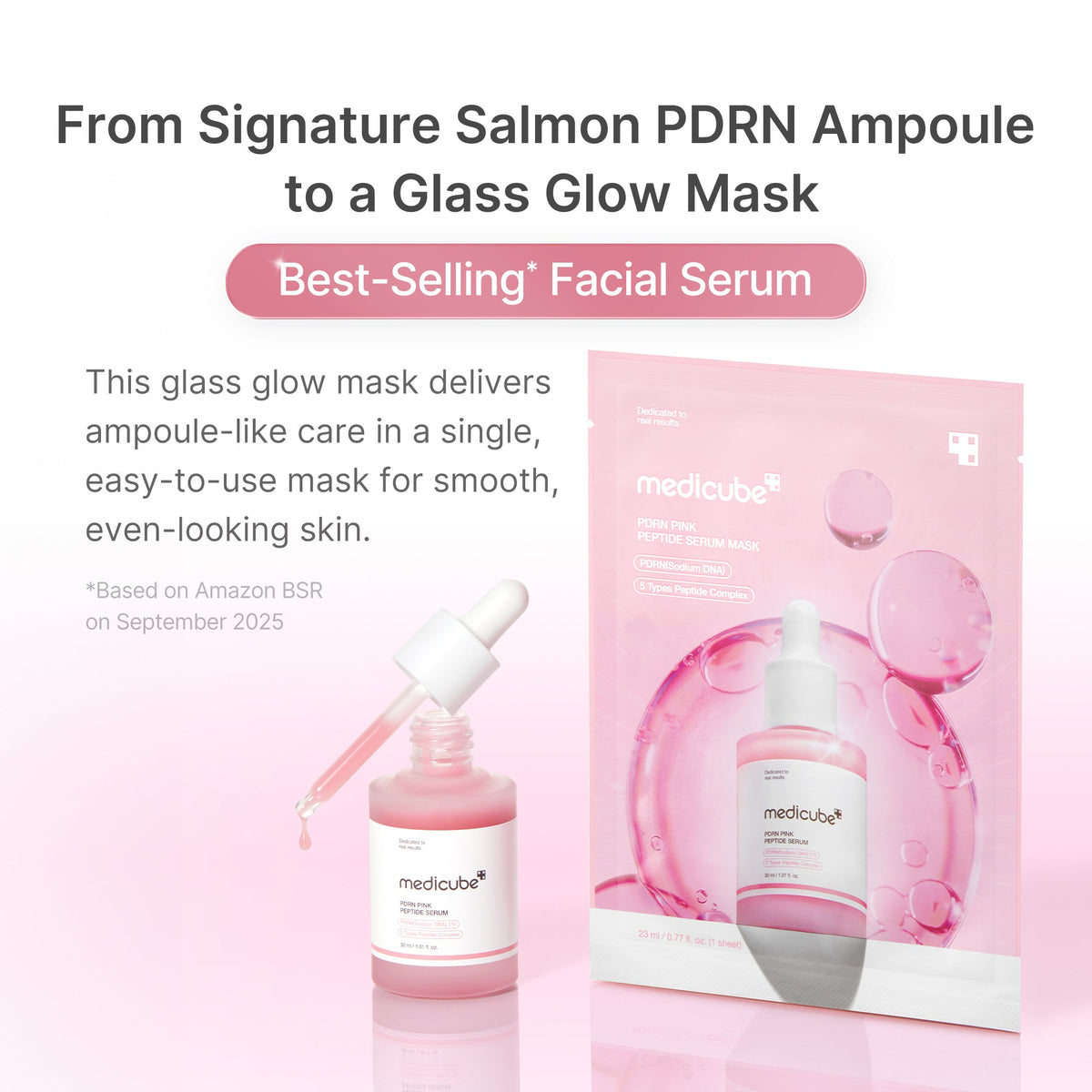 PDRN Pink Peptide Ampoule Mask U3