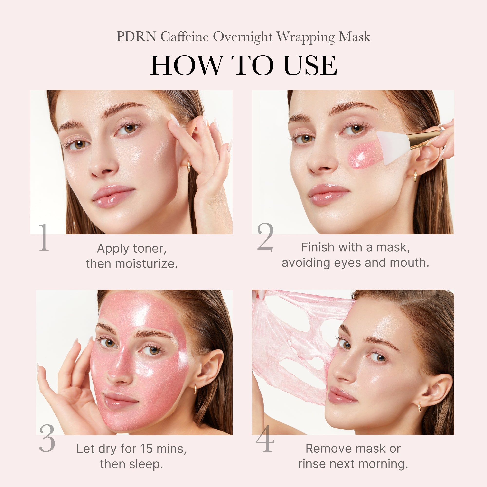 PDRN Pink Caffeine Overnight Wrapping Mask O5