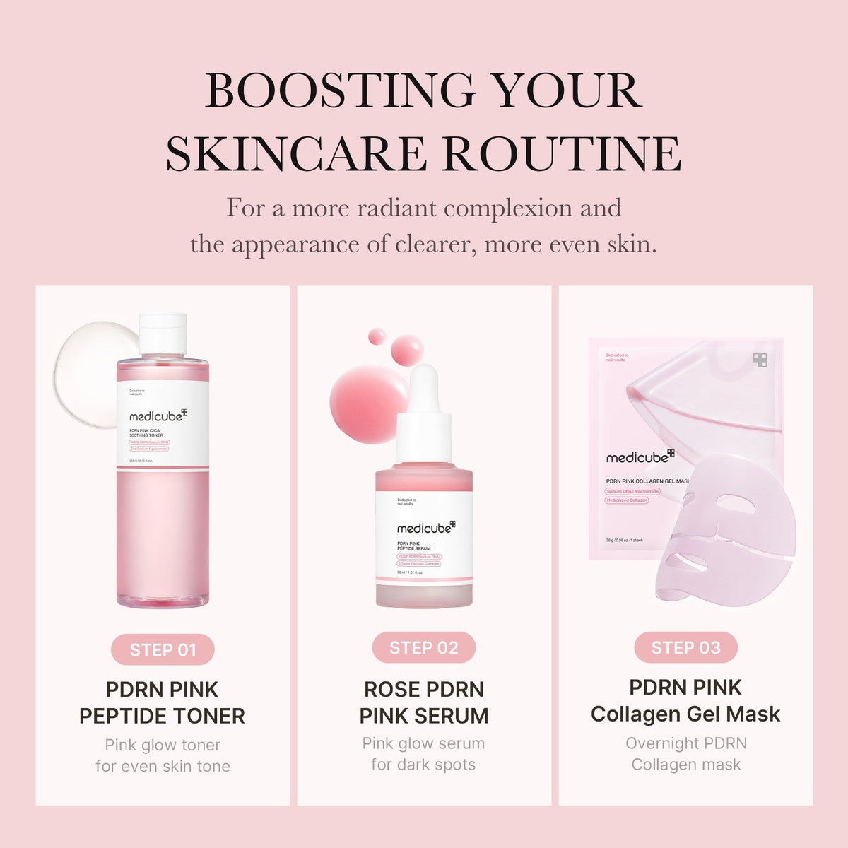 PDRN Pink Peptide Toner C3