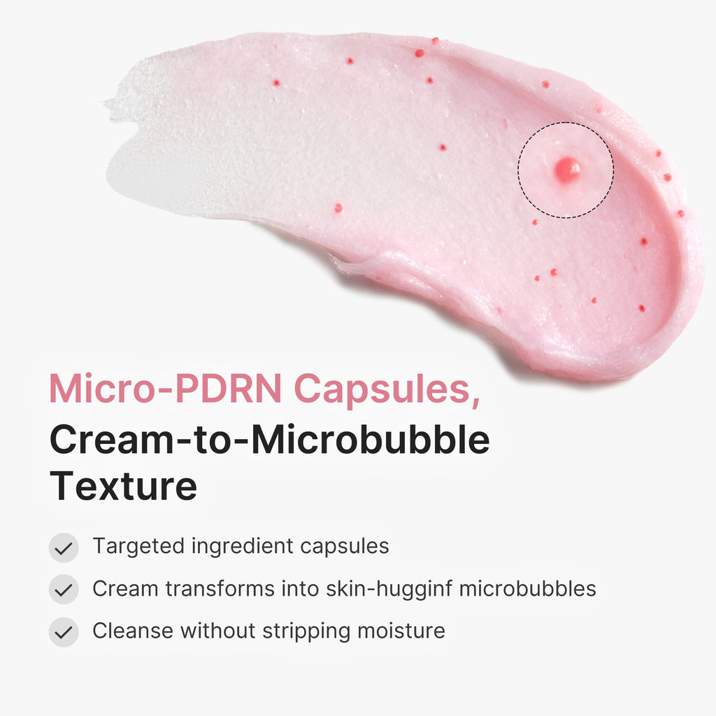 PDRN Pink Glutathione Capsule Foam Cleanser S4