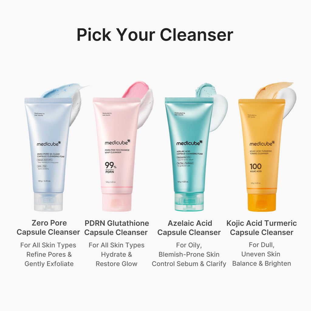 PDRN Pink Glutathione Capsule Foam Cleanser S4
