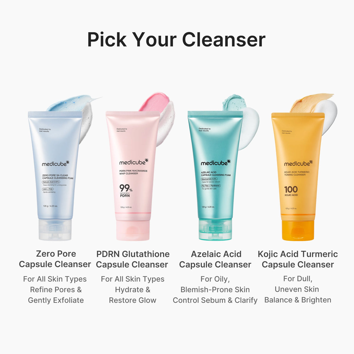PDRN Pink Glutathione Capsule Foam Cleanser S4