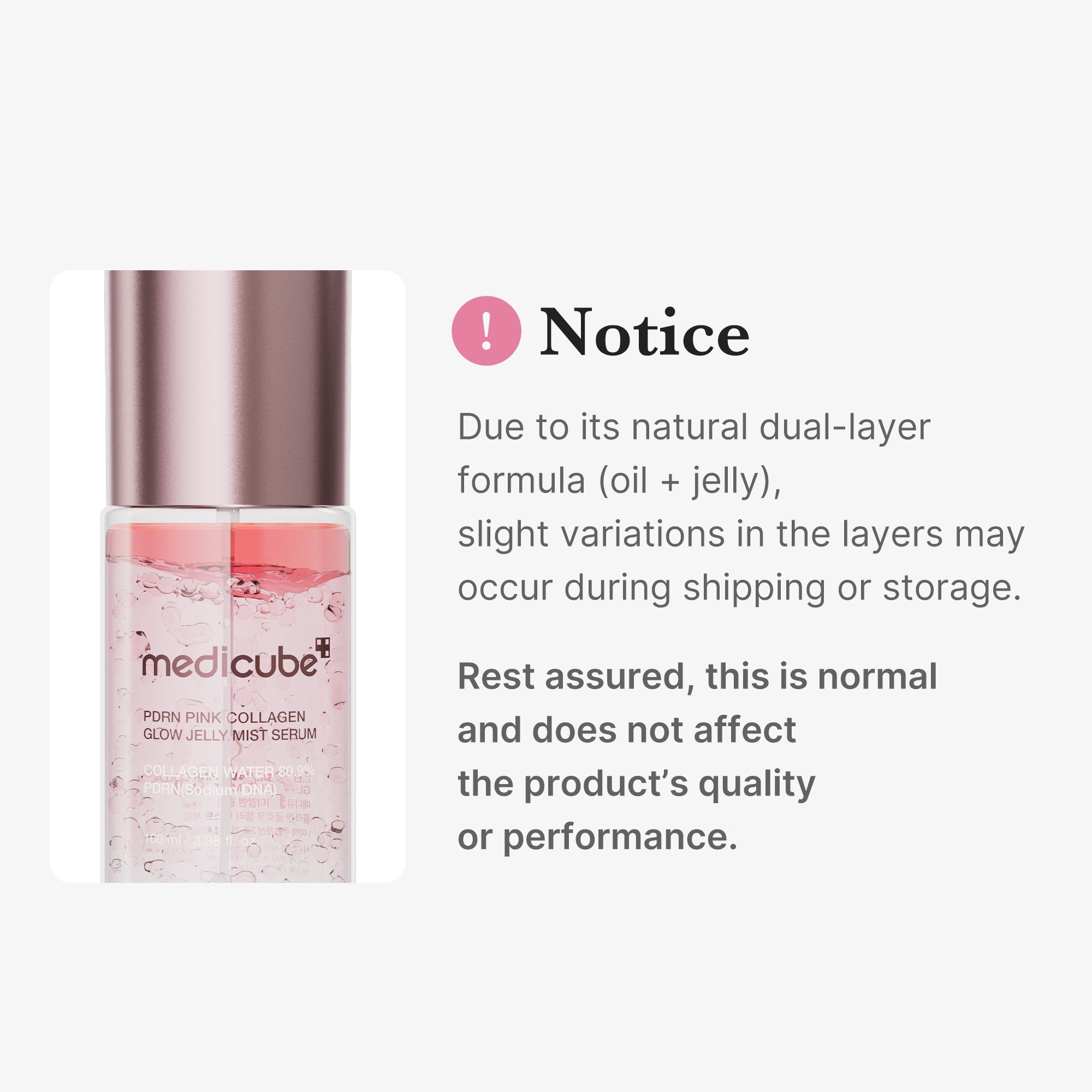 PDRN Pink Collagen Glow Jelly Mist Serum E9