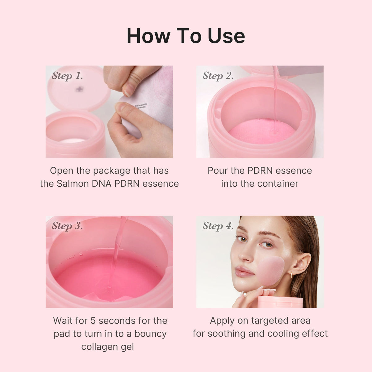 PDRN Pink Collagen Gel Toner Pad Q5