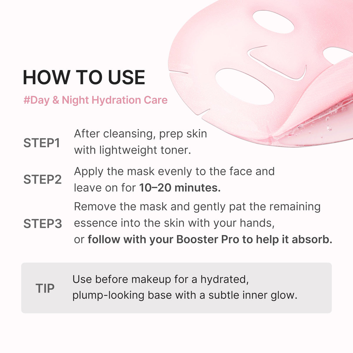 PDRN Pink Peptide Ampoule Mask U3