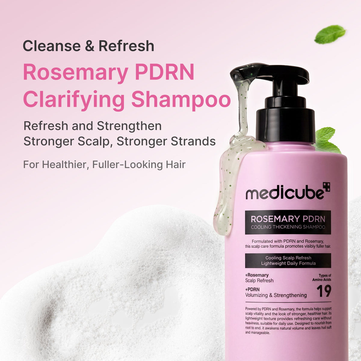 Rosemary PDRN Cooling Thickening Shampoo R1